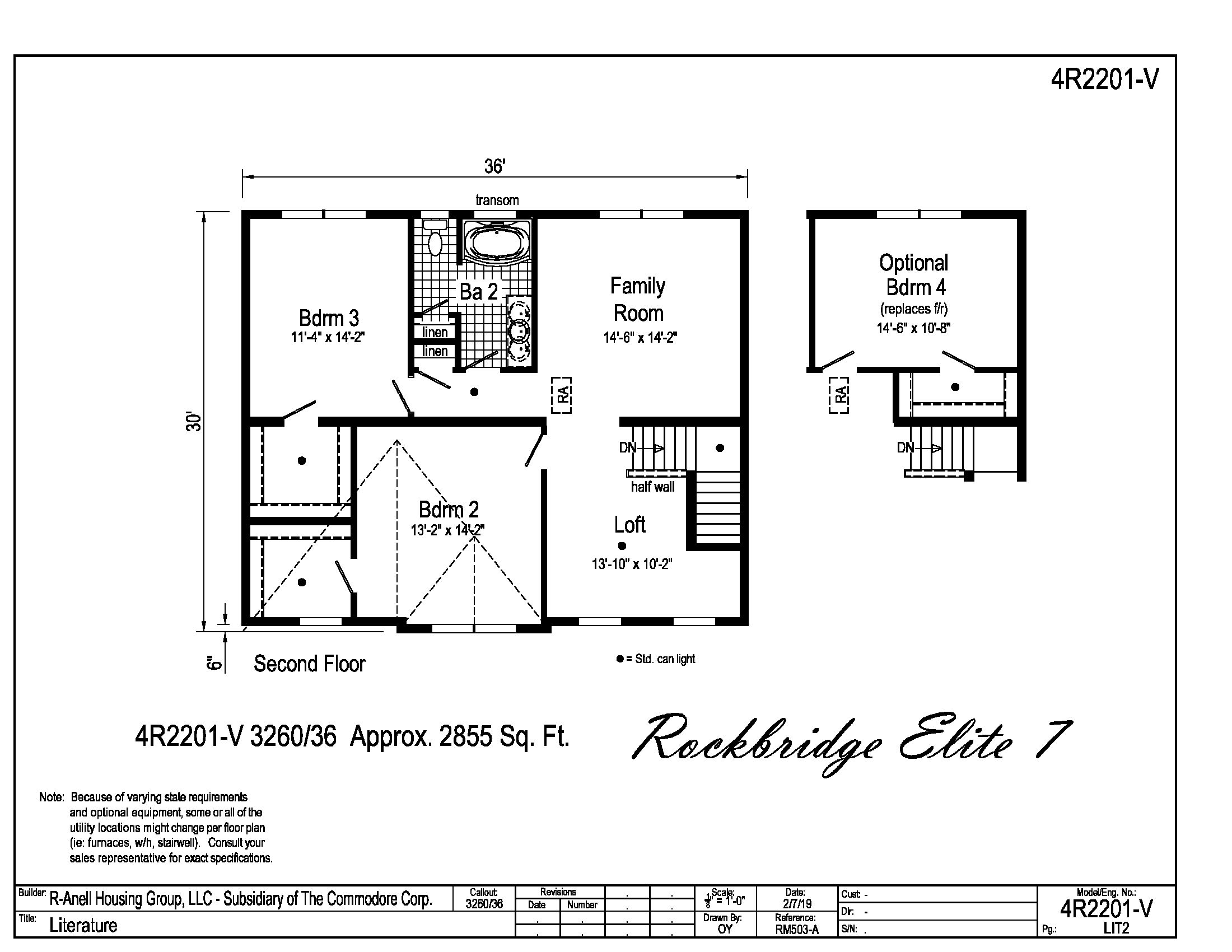 Rockbridge Elite Elite 7 4R2201V Find a Home R